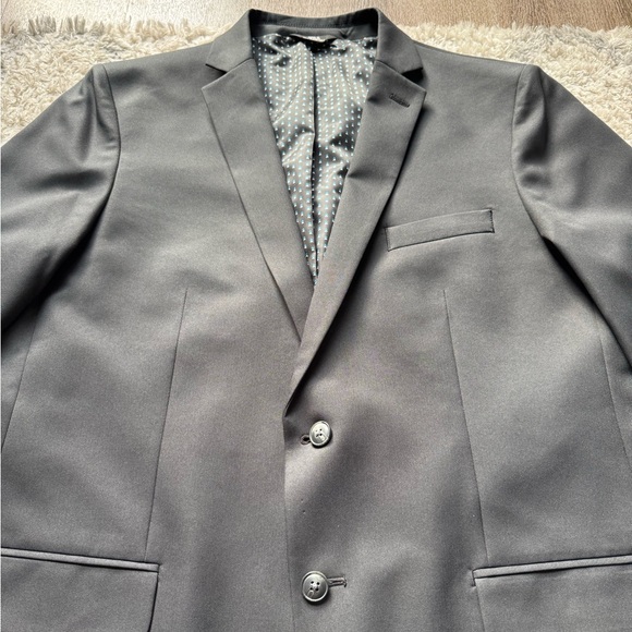 Haggar Men’s Black Slim Fit Suit Blazer 46R - Picture 6 of 10